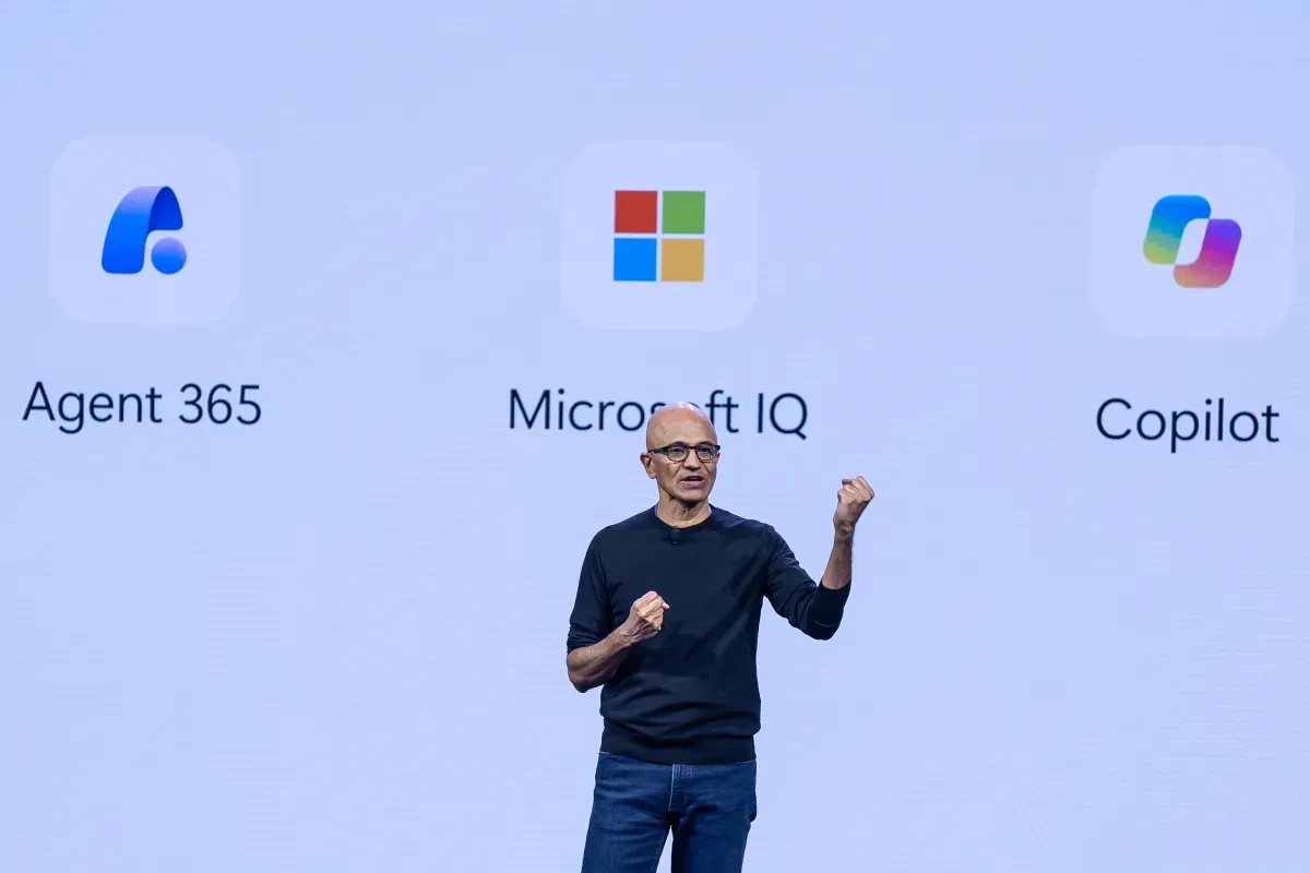 Illustration from TechCrunch: Microsoft's fiscal Q1 2027 revenue rises 19% to $92.3 billion as Azure grows 48% and quarterly capex reaches $45.2 billion
