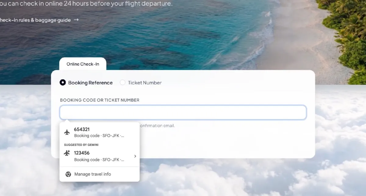 Illustration from TechCrunch: Google Chrome's Gemini-powered autofill now pulls form details from Gmail