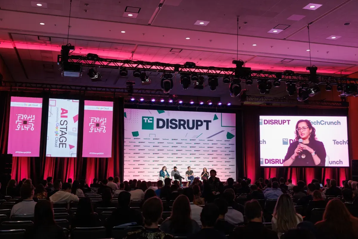 Illustration from TechCrunch: OpenAI's Alexander Embiricos to discuss trust in Dots agents at TechCrunch Disrupt as safety questions remain