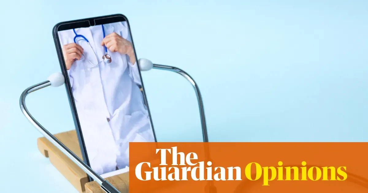 Illustration from the Guardian: Devi Sridhar questions Mass General Brigham's FAHR-Face model, which predicts cancer survival from facial photos