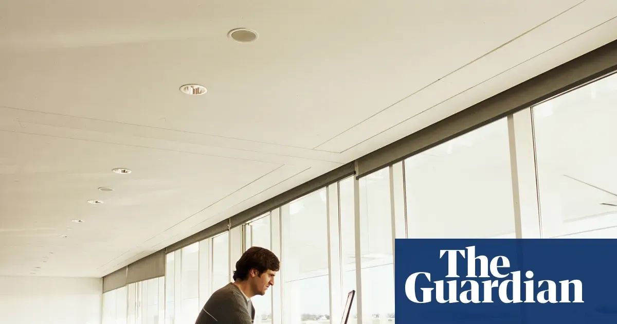 Illustration from the Guardian: AI agents outnumber staff at startups like Anything as workers shift to supervising bots
