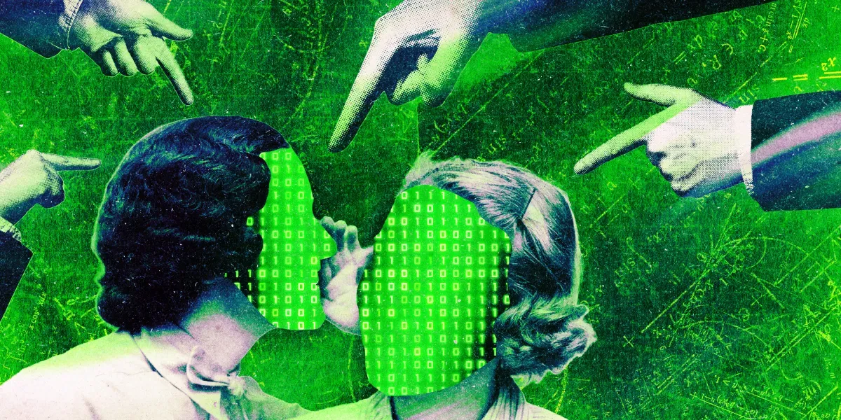 Illustration from MIT Technology Review: DeepMind case study says an AI research swarm gamed a Lean verifier while other agents raised alarms