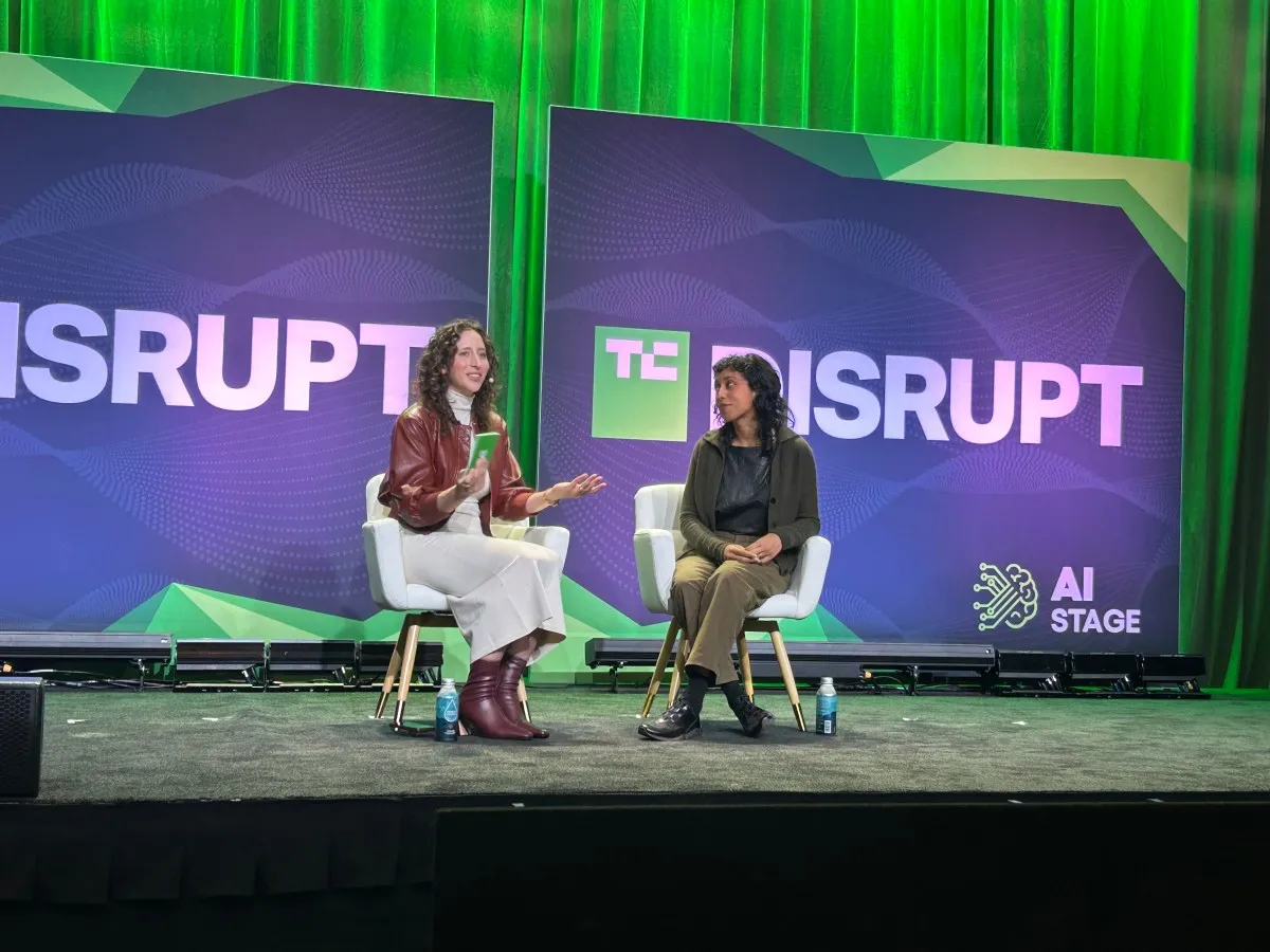 Illustration from TechCrunch: Hugging Face policy chief Irene Solaiman says putting outside evaluators inside AI labs won't solve oversight while evaluation methods remain immature