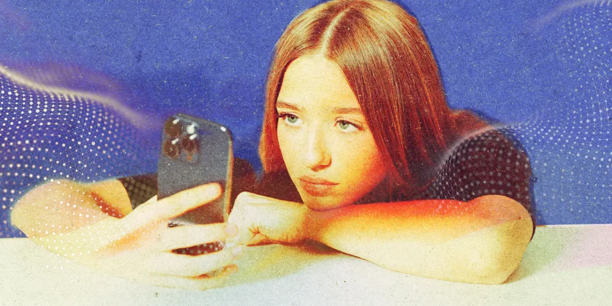 Illustration from MIT Technology Review: Youth advocates argue in MIT Technology Review that state chatbot safety laws target catastrophes while ignoring everyday AI harms
