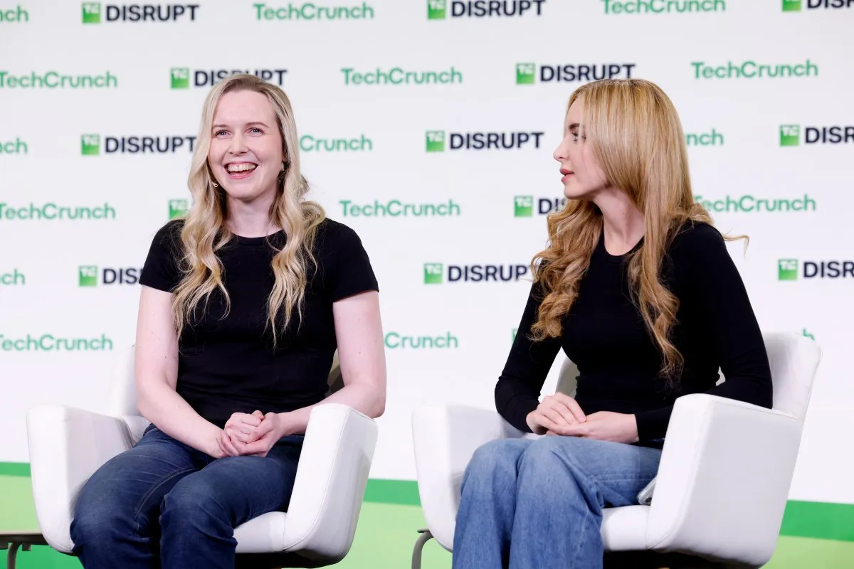 Illustration from TechCrunch: Ricursive Intelligence founders pitch whole-chip AI design at TechCrunch Disrupt after raising $335 million