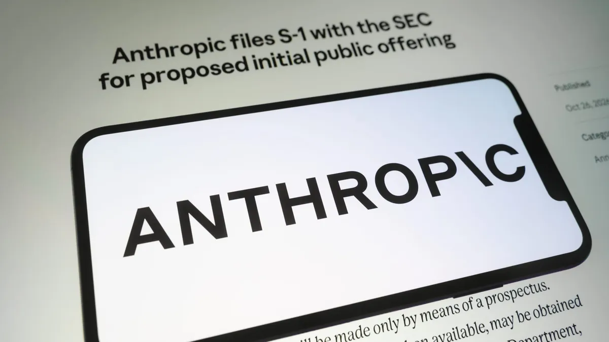 Illustration from CNBC: Anthropic files for Nasdaq IPO, reporting $16.29 billion in first-half revenue and an 85% gross margin