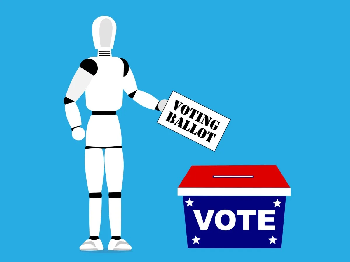 Illustration from TechCrunch: Convovo study: Grok 4.7 picked Republicans and GPT-6.1 Sol picked Democrats in nearly 500 midterm races