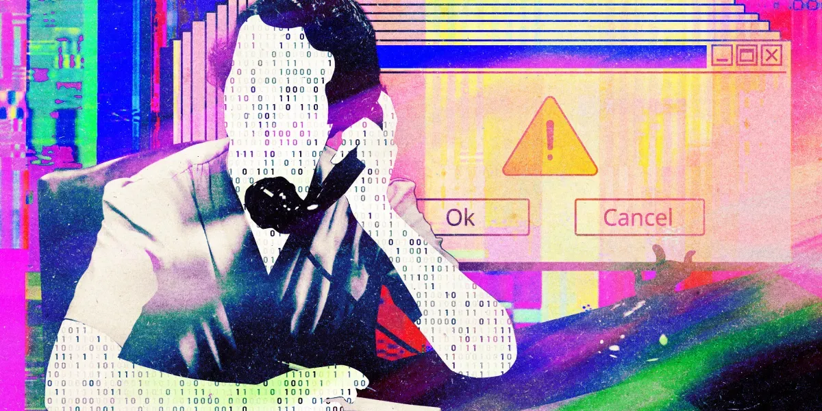Illustration from MIT Technology Review: Sites split on AI shopping agents as Meta's Muse drives a surge in agentic browser traffic